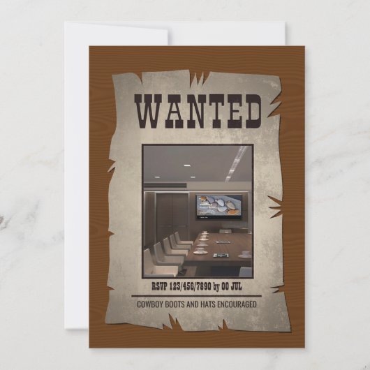 Invitation Wild West Corporate (Dos)