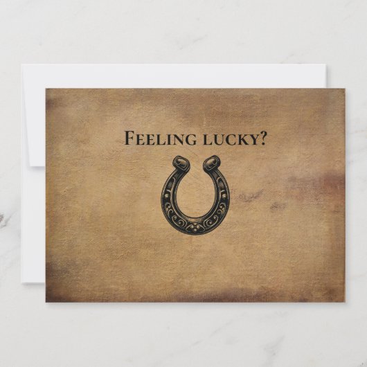 Invitation Wild West Cowboy Boot Bunco (Dos)