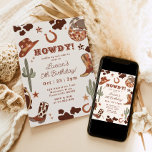 Invitation Wild West Cowboy Country Western Anniversaire Part<br><div class="desc">Wild West Cowboy Country Western Birthday Party Invitation Articles correspondants disponibles.</div>