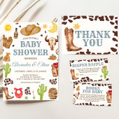 Invitation Wild West Cowboy Rodeo Baby Shower