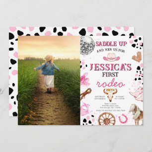 Invitation Wild West Cowgirl Pays Western Anniversaire Party