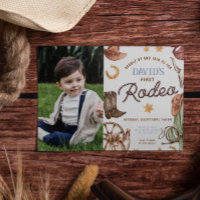 Wild West Premier rodéo Boy 1er anniversaire Photo