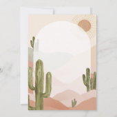 Invitation Wild West Vaquerito Cowboy Anniversaire espagnol (Dos)