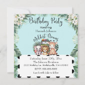 Invitation Wilders Dreams Safari Aventure Anniversaire (Devant)