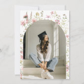 Invitation Wildflower Arch Graduation Invite 2026 (Dos)