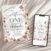 Invitation Wildflower Birthday Garden Party