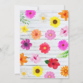 Invitation Wildflower Birthday Invitation, Flower Invite (Dos)