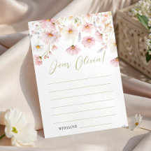 Wildflower Birthday Time Capsule Card