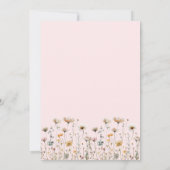 Invitation Wildflower Blush Pink Bridal Shower (Dos)