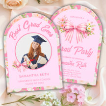 Wildflower Bow Best Grad Ever Photo Graduation