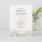 Invitation Wildflower Bridal Shower (Debout devant)