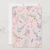 Invitation Wildflower First Birthday (Dos)