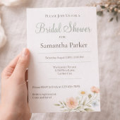Invitation Wildflower Garden Bridal Shower