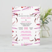 Invitation Wildflower Gatefold Wedding Invitation, Pretty Wed (Debout devant)