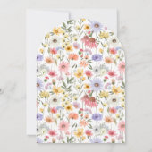 Invitation Wildflower Grad Cap Boho Graduation Garden Party (Dos)