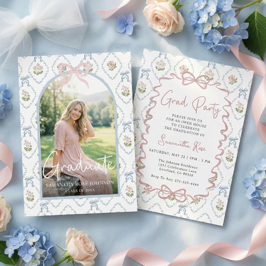 Invitation Wildflower Graduation