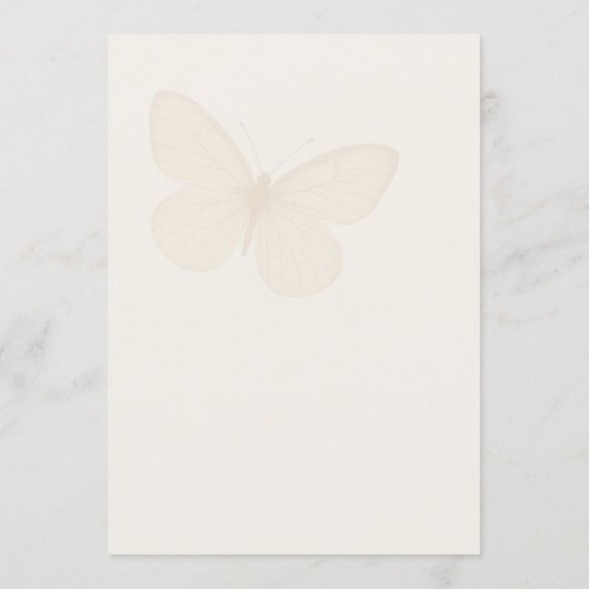 Invitation Wildflower Lifetime of Butterflies Bridal Shower (Dos)