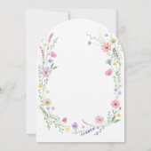 Invitation Wildflower Meadow Garden Wreath Wedding (Dos)