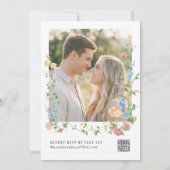 Invitation Wildflower Meadow Photo Wedding (Dos)