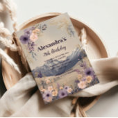 Invitation Wildflower Mountain Milestone Celebration