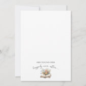 Invitation Wildflower New Chapter Book Bridal Shower (Dos)