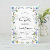 Invitation Wildflower Tea Bridal Shower (Debout devant)