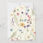 Invitation Wildflower Wild Flower Floral Garden Wedding (Dos)