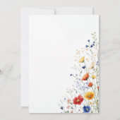 Invitation Wildflowers Floral Celebration of Life Funeral (Dos)