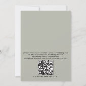 Invitation Wildflowers Garden Arch Rustic QR Code Wedding (Dos)