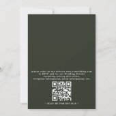 Invitation Wildflowers Rustic Spring Dusty QR Code Wedding (Dos)