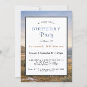 Invitation Wildlife Howling Gray Wolf Birthday (Devant)