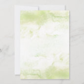 Invitation Wildwoods Botanical Modern Typography Mariage (Dos)