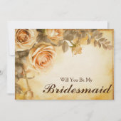Invitation Will you be my Bridesmaid (Devant)
