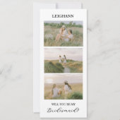 Invitation Will You Be My Bridesmaid Bridesmaid Proposal Card (Devant)