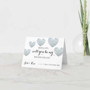 Invitation Will You Be My Bridesmaid Card