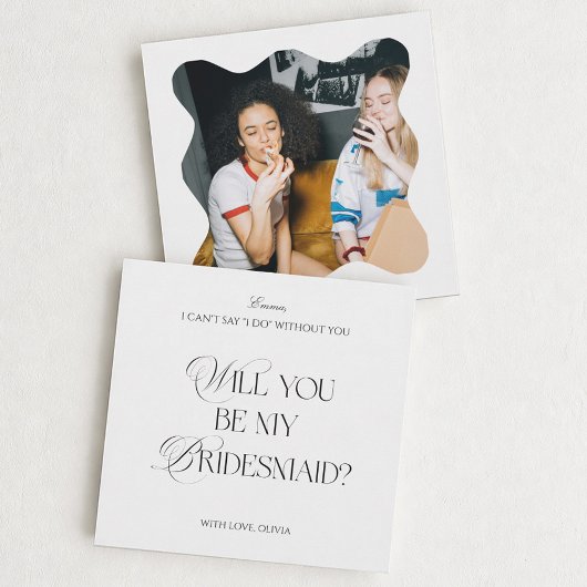 Invitation Will You be my Bridesmaid Card