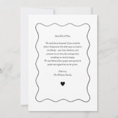 Invitation Will You Be My Godparents Wavy Photo Proposal Card (Dos)