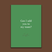 Invitation Will You Be My Groomsman Football Theme Card