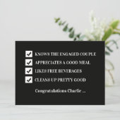 Invitation Will You Be My Groomsman Funny Digital Card (Debout devant)