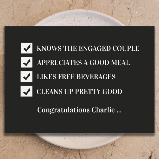 Invitation Will You Be My Groomsman Funny Digital Card