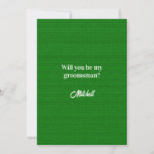 Invitation Will You Be My Groomsman Golf Proposal Cards (Dos)