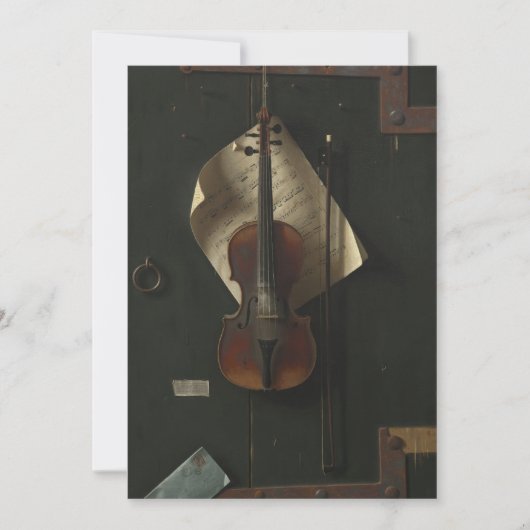 Invitation William Harnett Le Vieux Violon (Devant)