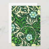 Invitation William Morris (Devant / Derrière)