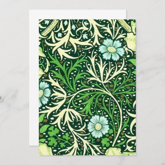 Invitation William Morris (Devant / Derrière)