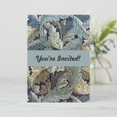 Invitation William Morris Acanthus Feuilles (Debout devant)