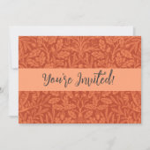 Invitation William Morris Acorn Fond d'écran Nature Design (Devant)