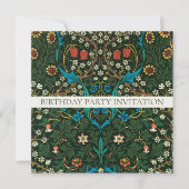 INVITATION WILLIAM MORRIS ANNIVERSAIRE (Devant)