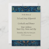 Invitation William Morris Blue Birds Tapestry Classic (Dos)