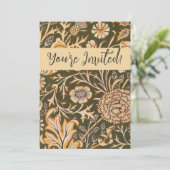Invitation William Morris Cherwell Motif de fond d'écran (Debout devant)