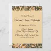 Invitation William Morris Cherwell Motif de fond d'écran (Dos)